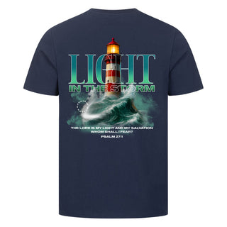 God as Our Light and Salvation Shirt Backprint Detailansicht, Mountain Movers christliche Streetwear