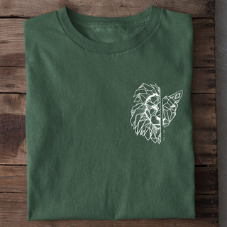 Lion x Lamb Shirt Detailansicht, Mountain Movers christliche Streetwear