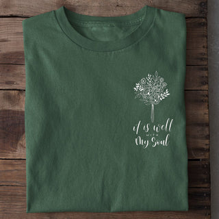 It is Well Shirt Detailansicht, Mountain Movers christliche Streetwear