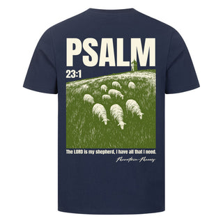 Faith & Trust in God Shirt Backprint Detailansicht, Mountain Movers christliche Streetwear