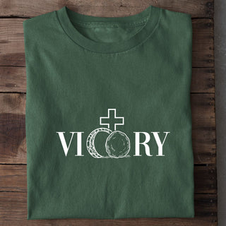 Victory Easter Shirt Detailansicht, Mountain Movers christliche Streetwear