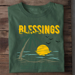 Summer Blessings Shirt Detailansicht, Mountain Movers christliche Streetwear