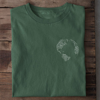 God knows me Little Shirt Detailansicht, Mountain Movers christliche Streetwear
