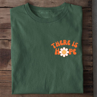 There is hope Shirt Detailansicht, Mountain Movers christliche Streetwear