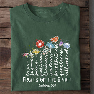 Fruit of the Spirit Shirt Detailansicht, Mountain Movers christliche Streetwear