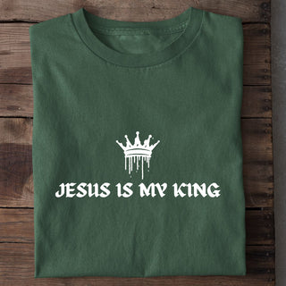 My King Shirt Detailansicht, Mountain Movers christliche Streetwear