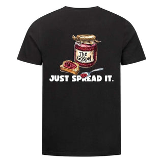 Just spread it (Gospel) Shirt BackPrint Variante, Mountain Movers christliches Design