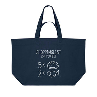 Shopping List Shopping Bag Detailansicht, Mountain Movers christliche Streetwear