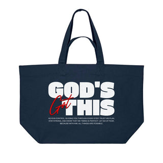 God's got this Shopping Bag Detailansicht, Mountain Movers christliche Streetwear