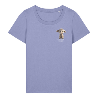 LEFT THE 99 SHEEP FRAUEN T-SHIRT Detailansicht, Mountain Movers christliche Streetwear