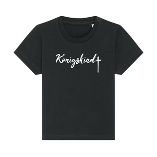 Königskind Baby T-Shirt Variante, Mountain Movers christliches Design