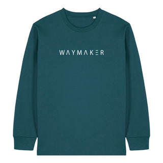 Waymaker Longsleeve Detailansicht, Mountain Movers christliche Streetwear