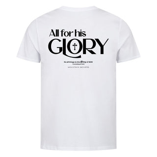 All for his Glory Shirt Variante, Mountain Movers christliches Design