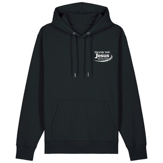 Thank you Jesus Hoodie kleiner Front- & Backprint