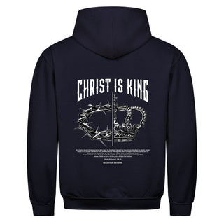 Christ is King Easter Hoodie Detailansicht, Mountain Movers christliche Streetwear