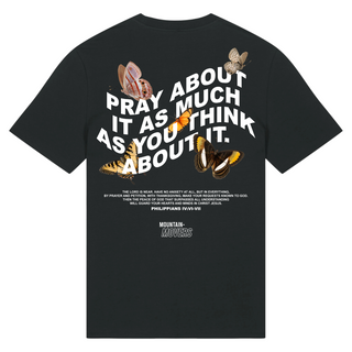 Pray About it Shirt BackPrint Variante, Mountain Movers christliches Design