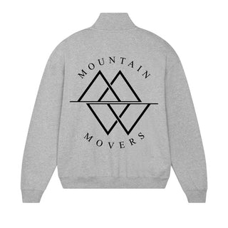 Mountain-Movers Logo Half Zip Sweater Detailansicht, Mountain Movers christliche Streetwear