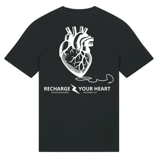 Recharge your Heart Shirt BackPrint