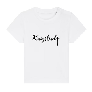 Königskind Baby T-Shirt Variante, Mountain Movers christliches Design