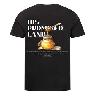 His promised Land Shirt BackPrint Variante, Mountain Movers christliches Design