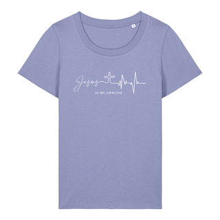 Jesus is my lifeline Frauen T-Shirt, Farbvariante