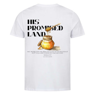 His promised Land Shirt BackPrint Variante, Mountain Movers christliches Design