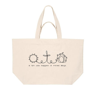 A lot can happen Shopping Bag Detailansicht, Mountain Movers christliche Streetwear