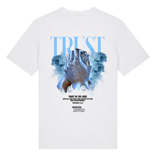 Trust Streetwear Shirt BackPrint Variante, Mountain Movers christliches Design