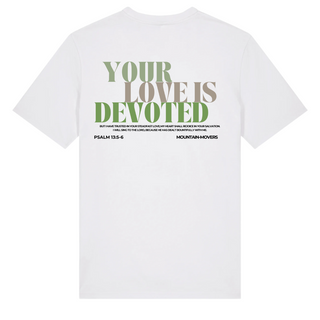 Love is devoted Shirt BackPrint