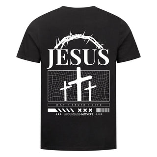 Jesus Way Truth Life Shirt Variante, Mountain Movers christliches Design