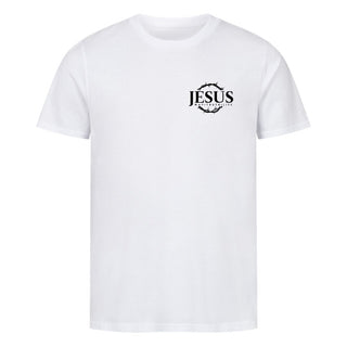 Jesus Way Truth Life Shirt Detailansicht, Mountain Movers christliche Streetwear