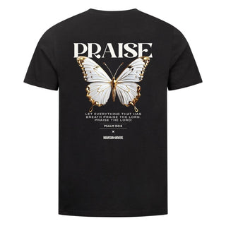 Praise the Lord Butterfly Shirt Variante, Mountain Movers christliches Design