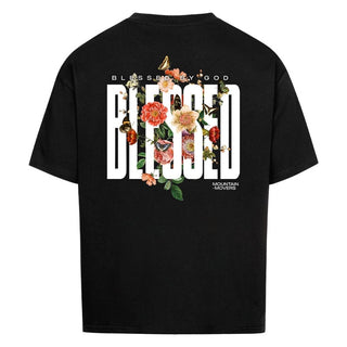 Blessed by God Oversize Shirt Variante, Mountain Movers christliches Design