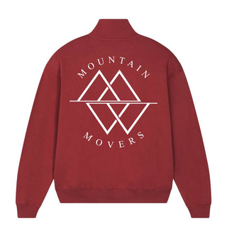 Mountain-Movers Logo Half Zip Sweater Detailansicht, Mountain Movers christliche Streetwear