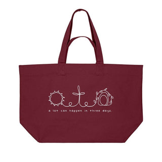 A lot can happen Shopping Bag Detailansicht, Mountain Movers christliche Streetwear