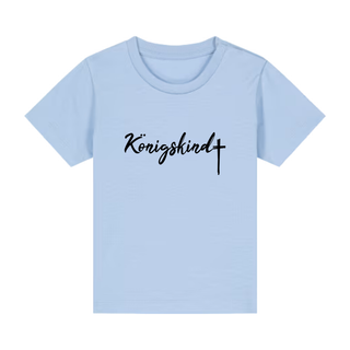 Königskind Baby T-Shirt Detailansicht, Mountain Movers christliche Streetwear