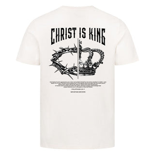 Christ is King Easter Shirt Detailansicht, Mountain Movers christliche Streetwear