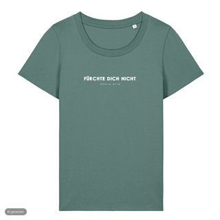 Fürchte dich nicht Chrom Frauenshirt, Green Bay, Vorderseite