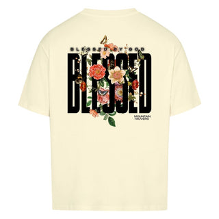 Blessed by God Oversize Shirt Variante, Mountain Movers christliches Design