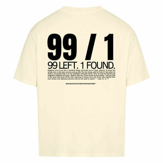 99/1 Oversized Shirt Back & FrontPrint, Detailansicht