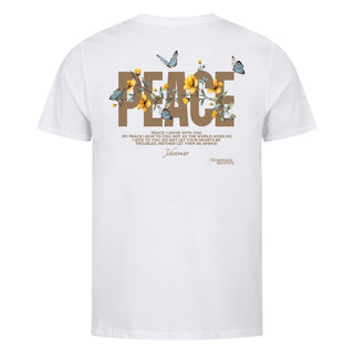 Peace Flower Shirt Detailansicht, Mountain Movers christliche Streetwear