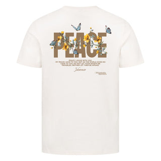 Peace Flower Shirt Detailansicht, Mountain Movers christliche Streetwear