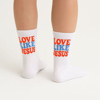 Love like Jesus Socken, Vorderansicht