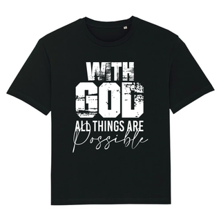 With God Oversized Shirt Backprint