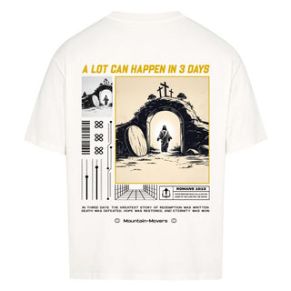 A lot can Happen in 3 Days Variante, Mountain Movers christliches Design