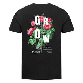 Grow Flower Shirt Variante, Mountain Movers christliches Design