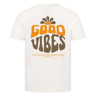 Good Vibes Flower Shirt BackPrint Detailansicht, Mountain Movers christliche Streetwear