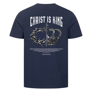 Christ is King Easter Shirt Detailansicht, Mountain Movers christliche Streetwear