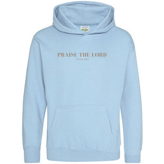 Praise the Lord Kinderhoodie Variante, Mountain Movers christliches Design