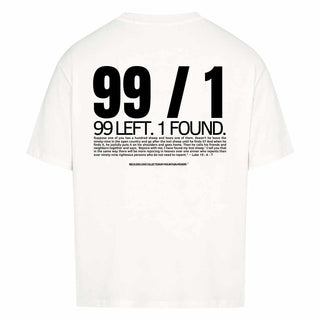 99/1 Oversized Shirt Back & FrontPrint, Detailansicht